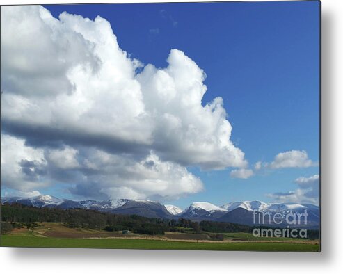 Big Sky Metal Print featuring the photograph Big Sky - Cairngorm Mountains by Phil Banks