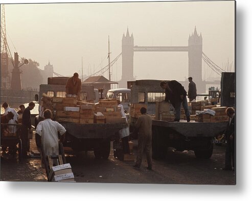 Trading Metal Print featuring the photograph Billingsgate Market by Epics