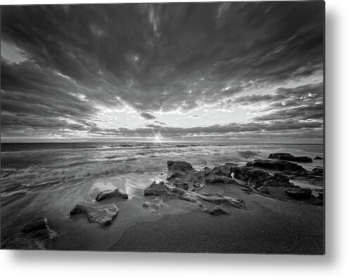Nature Metal Print featuring the photograph Breaking Storm Clouds by Steve DaPonte