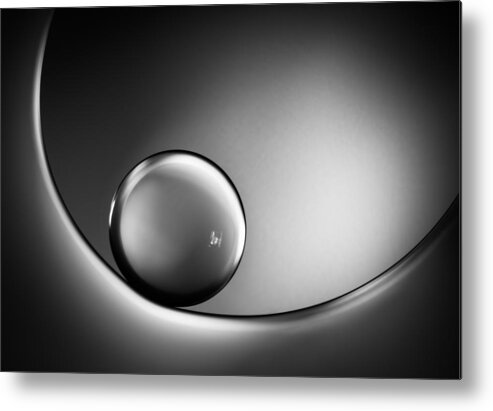 Bubble Metal Print featuring the photograph Bubble On The Moon by Jacqueline Hammer