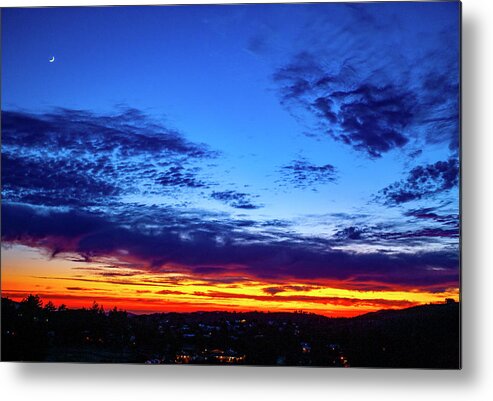 Cuyamaca Metal Print featuring the photograph California Mountain Sunset by Anthony Jones