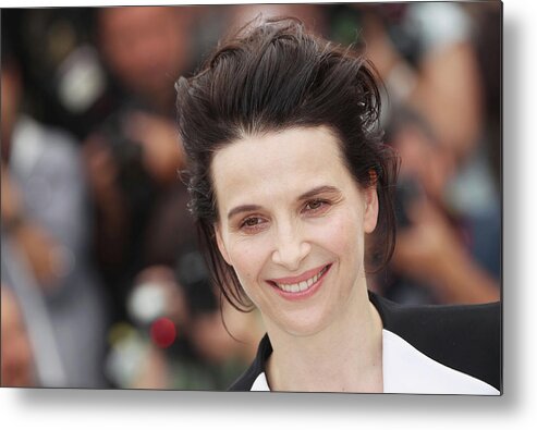 Film Festival Metal Print featuring the photograph Certified Copy - Photocall Cannes Film by Sean Gallup