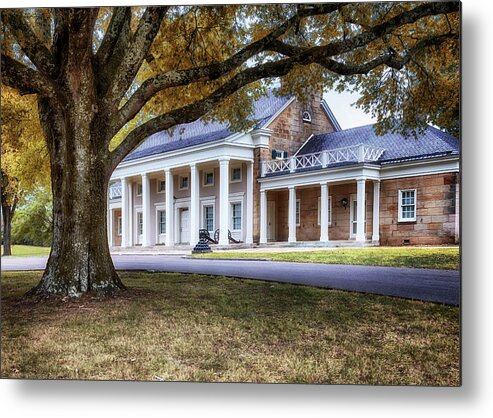 Chickamauga Battlefield Metal Print featuring the photograph Chickamauga Battlefield Visitor's Center by Susan Rissi Tregoning