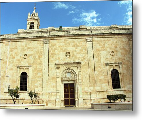 Outdoor Metal Print featuring the photograph Church of Virgin Mary Exterior by Munir Alawi