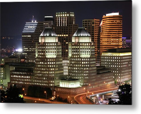 Apartment Metal Print featuring the photograph Cincinnati Skyline by Thedman
