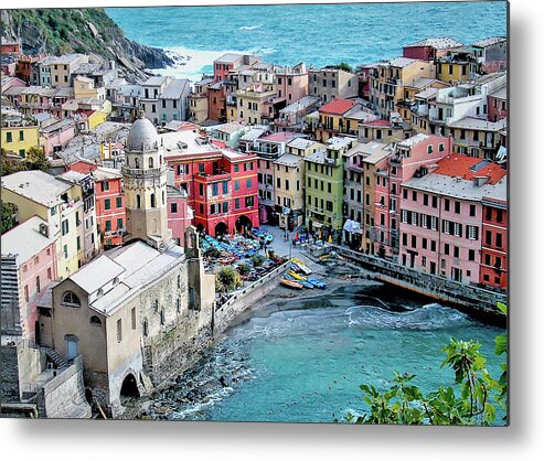 Italy Metal Print featuring the photograph Cinque Terre, Italy by Leslie Struxness