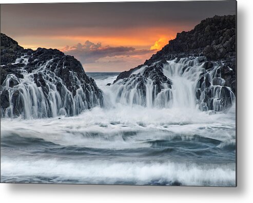 Waves Metal Print featuring the photograph Crash by Gary Mcparland