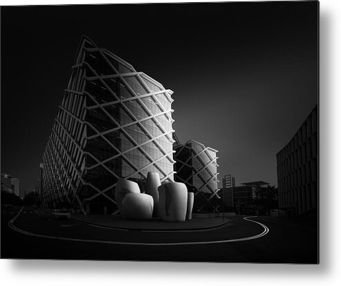 Architecture Metal Print featuring the photograph Curves by Graeme
