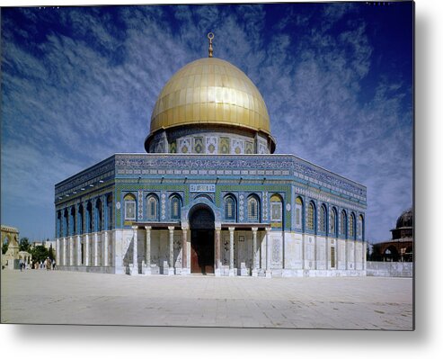 Arch Metal Print featuring the photograph Dome Of The Rock, Jerusalem by Yoram Lehmann