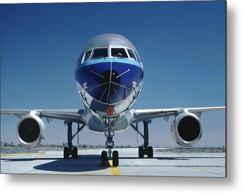Eastern Airlines Metal Print featuring the photograph Eastern Boeing 757-225 Waiting to Fly by Erik Simonsen