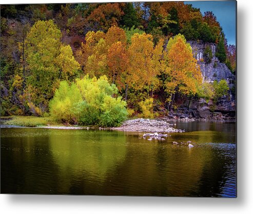Fall Metal Print featuring the photograph Fall Colors of the Ozarks by Allin Sorenson