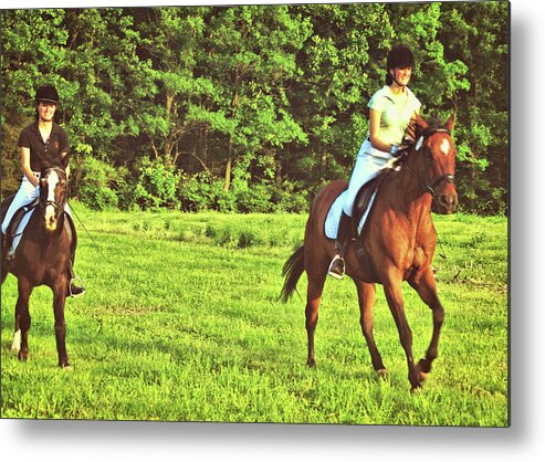 I Metal Print featuring the photograph Friendly Race by JAMART Photography