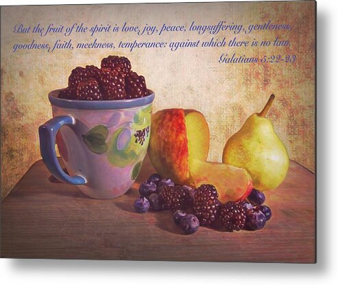  Metal Print featuring the photograph Fruit of the Spirit by Jack Wilson