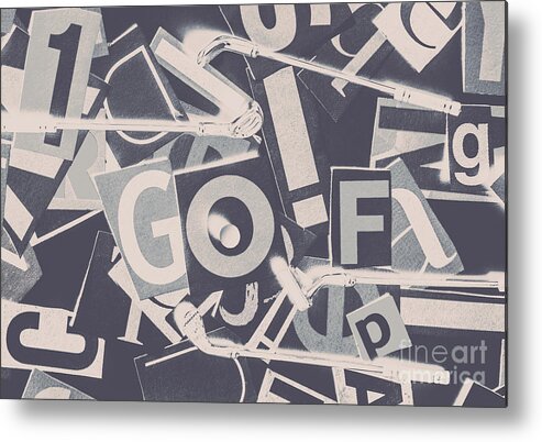 Game Metal Print featuring the photograph Game of golf by Jorgo Photography