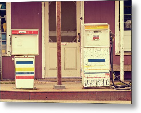 Retail Metal Print featuring the photograph Gas Stop by Shaunl