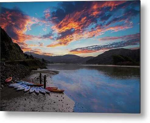 Landscape Metal Print featuring the photograph Hidden Lake Sunset by Bill Posner