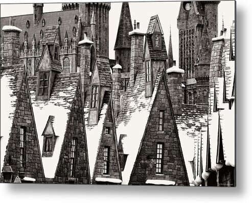 Hogsmeade Textures Metal Print featuring the photograph Hogsmeade Textures by Dark Whimsy