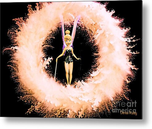Tinkerbell Metal Print featuring the digital art Holiday Magic by Denise Railey