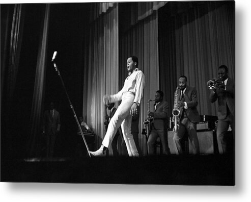 Singer Metal Print featuring the photograph Joe Tex At The Apollo by Michael Ochs Archives