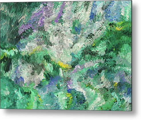 Fusionart Metal Print featuring the painting Jungle by Ralph White