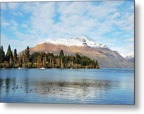 Tranquility Metal Print featuring the photograph Lake Wakatipu by Bruce Hood