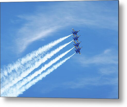 Lining The Sky Metal Print featuring the photograph Lining The Sky by Dale Kincaid