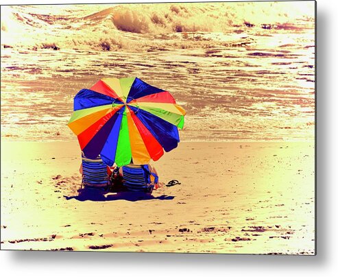 Made In The Shade Metal Print featuring the photograph Made in the Shade Too by Debra Grace Addison