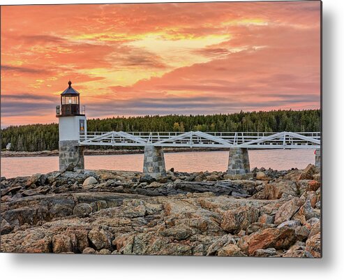 Maine Metal Print featuring the photograph Marshall Point Light by Kyle Lee