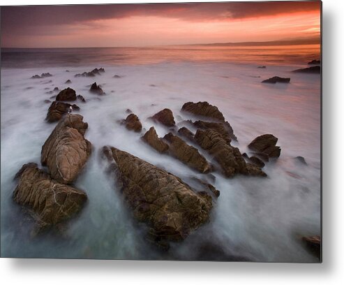 Monterey Beach Metal Print featuring the photograph Monterey (97) by Moises Levy