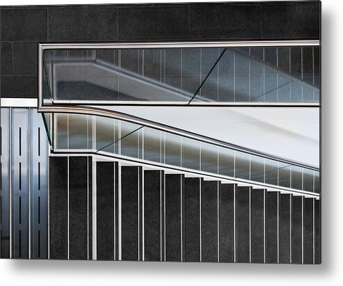 Stair Metal Print featuring the photograph Museum Stair by Henk Van Maastricht
