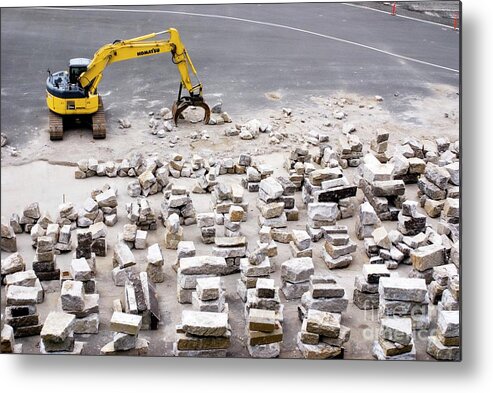 Pile Metal Print featuring the photograph New York Building Blocks by Mark Williamson/science Photo Library