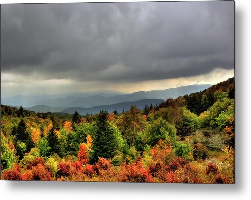 Scenics Metal Print featuring the photograph North Carolina Highlands From Massie Gap by Brett Maurer