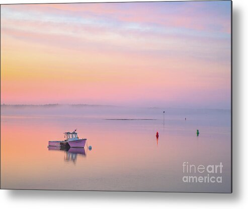 Bailey Island Metal Print featuring the photograph Pastel Sky by Benjamin Williamson