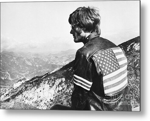 People Metal Print featuring the photograph Peter Fonda In Easy Rider by Bettmann