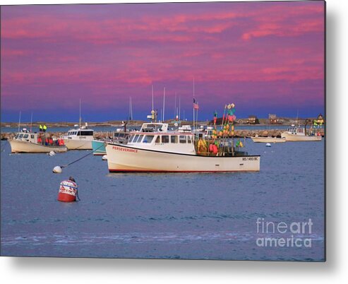Plymouth Metal Print featuring the photograph Pink in Plymouth by Amazing Jules