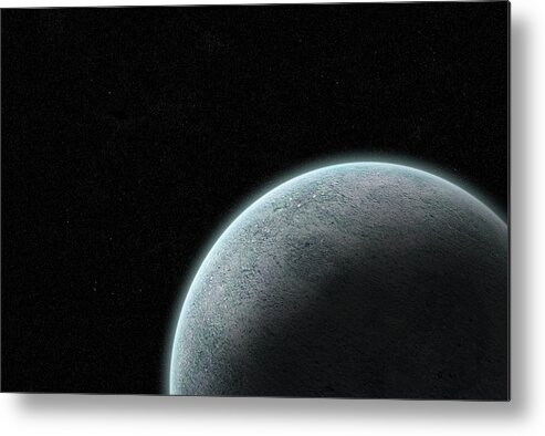 Outdoors Metal Print featuring the photograph Planet With Atmosphere by Richard Newstead