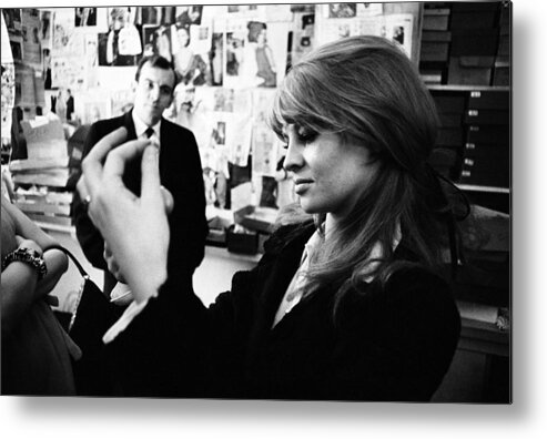 People Metal Print featuring the photograph Portrait Of Julie Christie by Jack Robinson