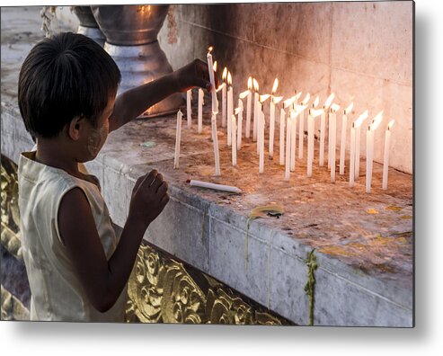 Prayer Metal Print featuring the photograph Prayer by Karsten Wrobel