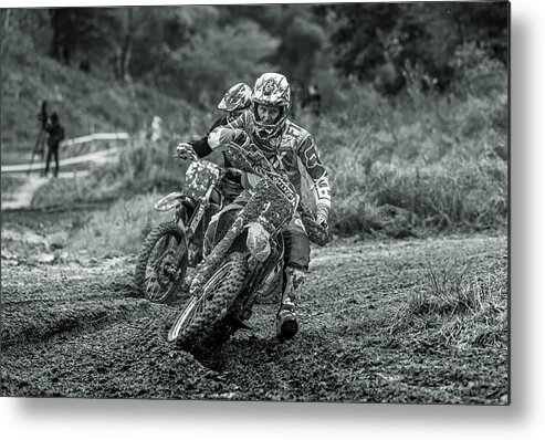 Sports Metal Print featuring the photograph Race by Dmitry Stepanov