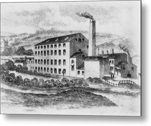 Employment And Labor Metal Print featuring the photograph Rawfords Mill by Hulton Archive