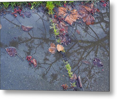 Weather Metal Print featuring the photograph Real Sidewalk Art by Richard Thomas
