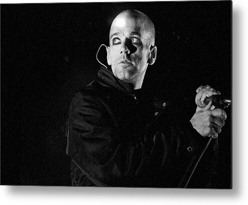 Atlanta Metal Print featuring the photograph R.e.m. Plays The Omni Coliseum - by Rick Diamond