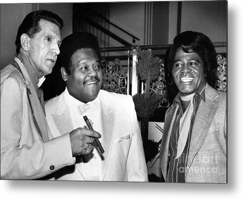 Fats Domino Metal Print featuring the photograph Rock And Roll Hall Of Fame Inductees by Bettmann