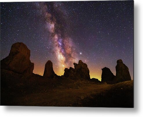 Milkyway Metal Print featuring the photograph Rock Gods by Tassanee Angiolillo