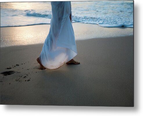 Water's Edge Metal Print featuring the photograph Sarong Beach by M Swiet Productions