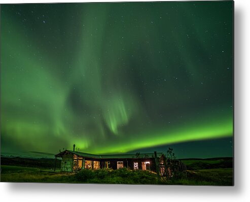 Sky Metal Print featuring the photograph Sky Full Of Aurora by Mieke Suharini