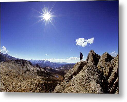 Scenics Metal Print featuring the photograph Standing In Awe by Vernonwiley