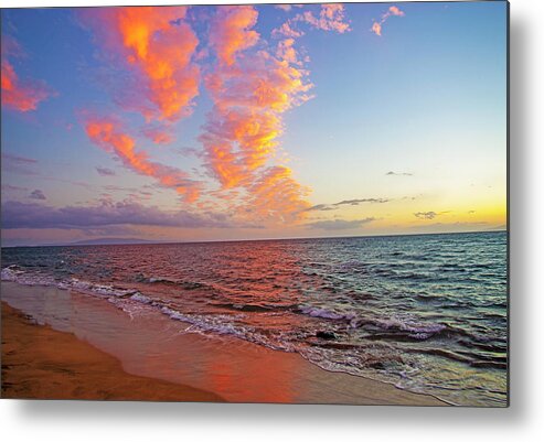 Sunset Metal Print featuring the photograph Sugar Beach Sunset by Anthony Jones