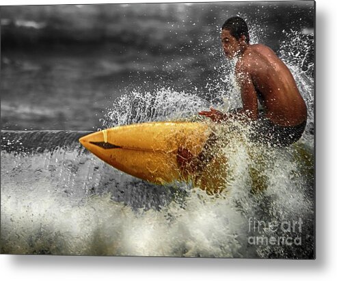 Beach Metal Print featuring the photograph Focused by Eye Olating Images