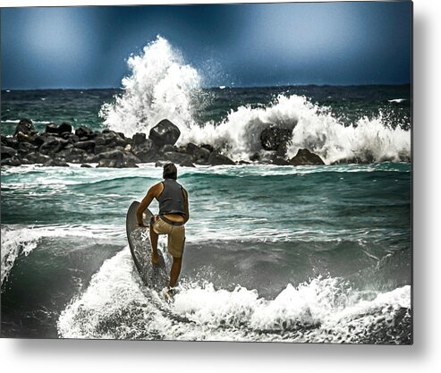 Beach Metal Print featuring the photograph Taking A Break by Eye Olating Images